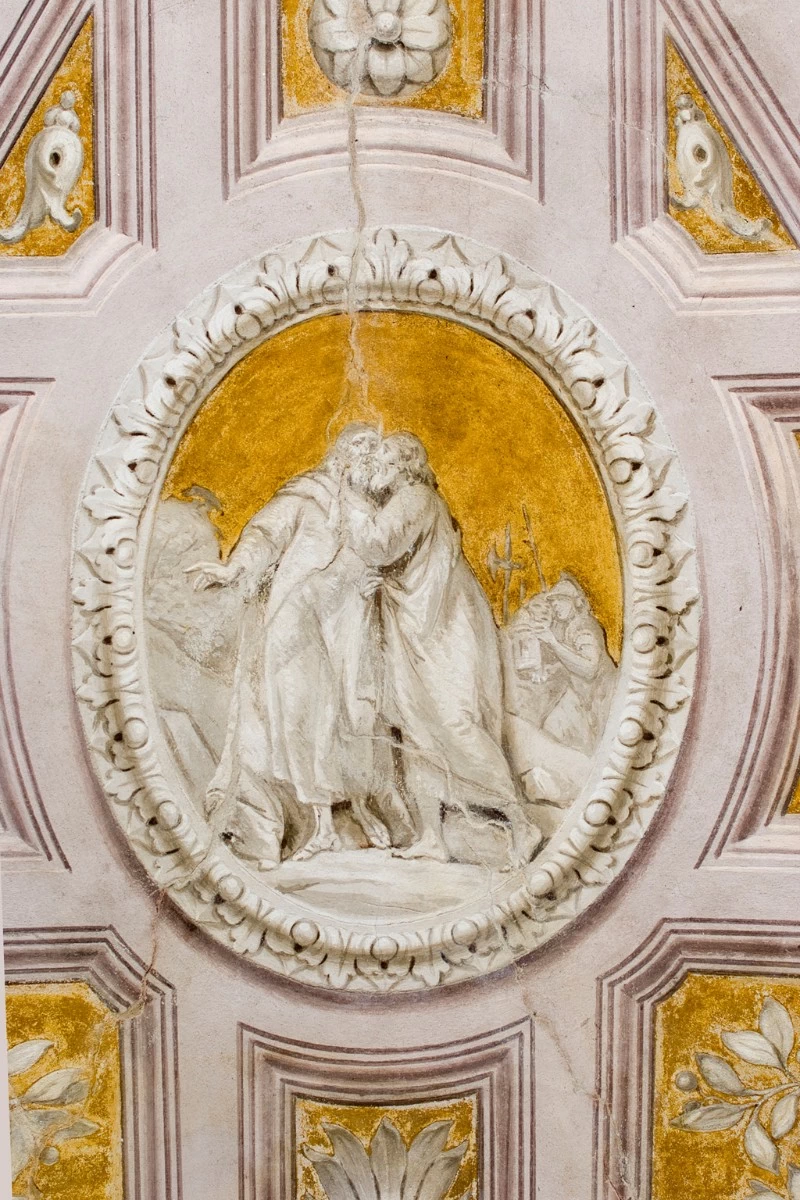 Grisaille con Bacio di Giudab